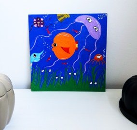 Panel de Bob Bubble Gum & de l'homme poisson